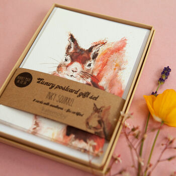 Inky Squirrel Luxury Postcards, 8 of 11