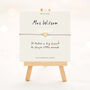 Personalised Teacher Gift Bracelet 'It Takes A Big Heart To Shape Little Minds', thumbnail 1 of 5