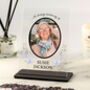 Personalised Photo And Forget Me Nots In Loving Memory, thumbnail 1 of 2