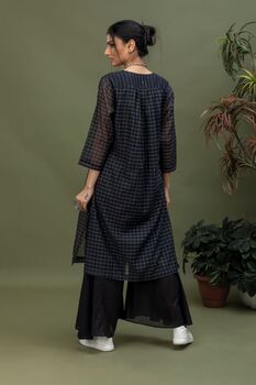 Chanderi Top With Box Pleats, 4 of 5