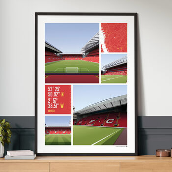 Liverpool Fc Views Of Anfield Poster, 2 of 6