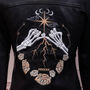 Celestial Till Death Ft Roses Embroidered Bridal Jacket, thumbnail 7 of 12