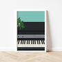 Electric Piano Keys Print | Instrument Music Poster, thumbnail 5 of 10