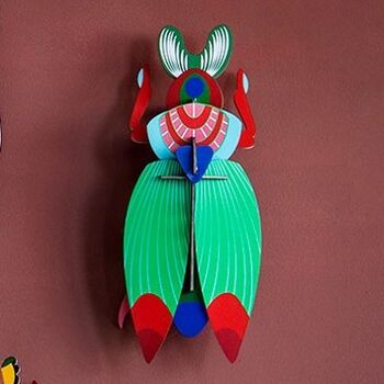 Giant Scarab Beetle Slot Together Wall Decoration, 6 of 6