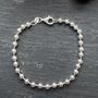 Ball Bracelet In Sterling Silver, thumbnail 1 of 4