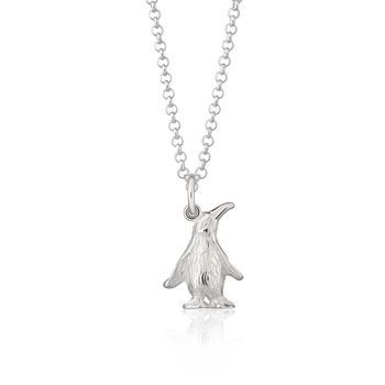 Personalised Sterling Silver Penguin Necklace, 6 of 6