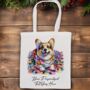 Personalised Corgi In Christmas Lights, thumbnail 5 of 9