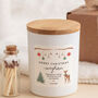 Personalised Merry Christmas Candle Gift Set, thumbnail 1 of 6