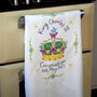 King Charles Coronation Day Tea Towel, thumbnail 1 of 2