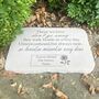 Personalised Large Rose Garden Memorial Stone 38cm X 27cm, thumbnail 6 of 11
