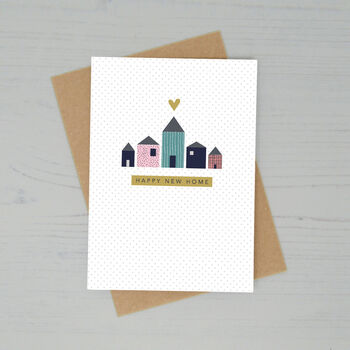 Happy New Home Greeting Card By Lucy Alice Designs | notonthehighstreet.com