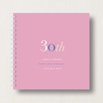 Personalised 30th Birthday Memory Book Or Album, 9 of 12