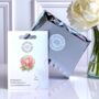 Peony Flower Enamel Lapel Pin Brooch, thumbnail 2 of 8
