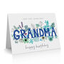 'Loveliest Grandma' Birthday Card, thumbnail 1 of 2