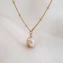 Silver Pearl Layering Necklace, thumbnail 3 of 4