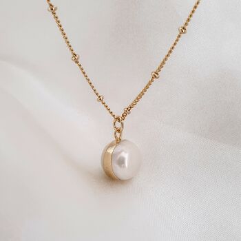 Silver Pearl Layering Necklace, 3 of 4