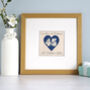 Personalised Heart Wedding Anniversary Card For Him, thumbnail 4 of 9