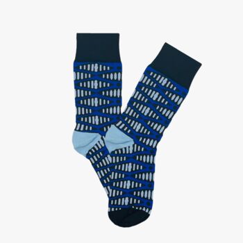 Batik Blue Socks, 2 of 3
