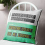 Personalised Tennis Scoreboard Reserved Seat Cushion, thumbnail 2 of 4