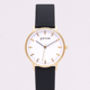 New Collection Gold Vegan Leather Watch, thumbnail 4 of 12