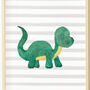 Dinosaurs Art Prints Set For Dinosaur Themed Nursery, thumbnail 4 of 4