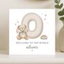 Personalised New Baby Card For Boy Or Girl, thumbnail 7 of 8