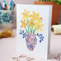 Daffodil Bouquet Collage Card, thumbnail 2 of 2