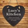 Personalised Indoor Slate Keepsake Hanging Sign, thumbnail 1 of 2