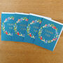 Mini Gold Foiled Floral Thank You Card, thumbnail 4 of 4