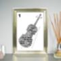 Cello Or Guitar Personalised Print, thumbnail 1 of 5