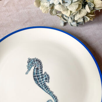 Seahorse Coupe Dinner Plate, 2 of 3