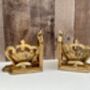 Gold Crown Bookends Regal King And Queen Ornaments Gifts, thumbnail 3 of 8