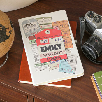 Personalised Travel Memories Gift Notebook, 4 of 4