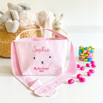 Personalised My First Easter Basket With Long Ears, 4 of 10