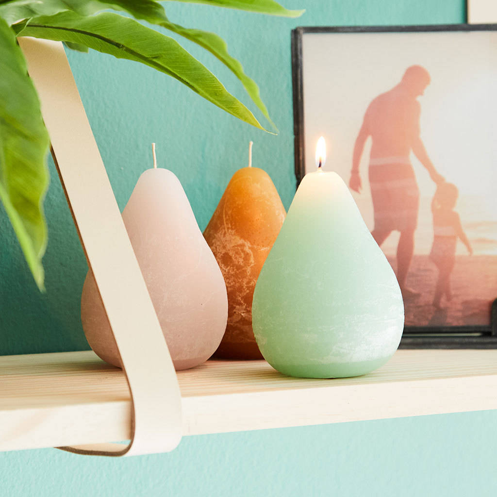 pastel pear scented candles by the forest & co