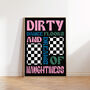 Dirty Dance Floors Music Gift Print, thumbnail 3 of 4