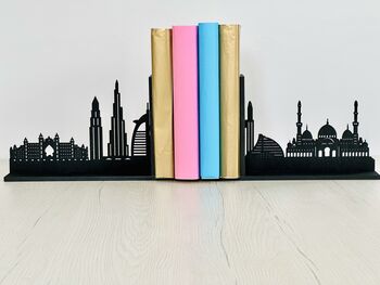 Dubai Skyline Modern Bookends, 3 of 3