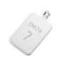 Personalised White Slimline Football Shirt Hip Flask, thumbnail 4 of 5