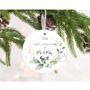 Personalised 1st Christmas Ornament As Married Couple, thumbnail 1 of 6