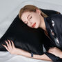 Silk Pillowcase Gift Box Black 100% Pure Soft Mulberry Silk Satin Standard Double, thumbnail 9 of 9