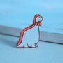 Blue Dinosaur Enamel Pin | Cute Pin Badges, thumbnail 1 of 5