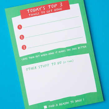 Top Three To Do List Notepad, 4 of 4