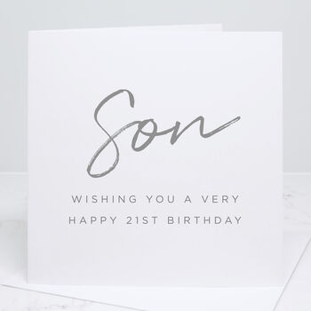 Personalised 21st Birthday Card, 2 of 5