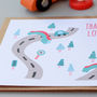 12 Personalised Forest Road Thank You Cards, thumbnail 3 of 4