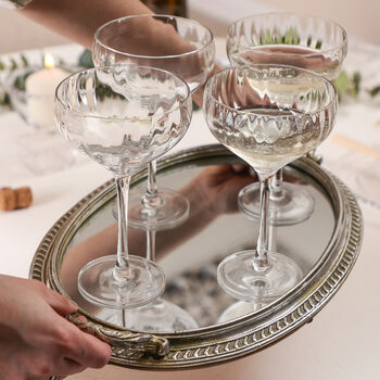 Scalloped Champagne Saucer Gift, 4 of 4