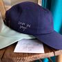 Personalised Hand Writing Cap Gift For Men Or Women, thumbnail 1 of 10