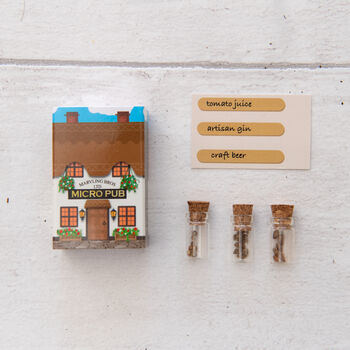 Grow Your Own Micropub Seed Kit In A Matchbox, 4 of 6