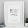 Home Sweet Home Personalised Family Print, thumbnail 1 of 4