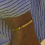Gold Colour Personalised Cuff Bracelet, thumbnail 4 of 8