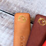 Handmade Personalised Leather Bookmark, thumbnail 5 of 7